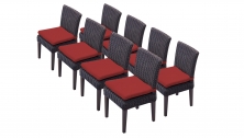 8 Venice Armless Dining Chairs - TK Classics