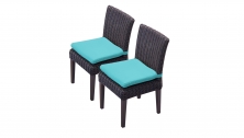 2 Venice Armless Dining Chairs - TK Classics