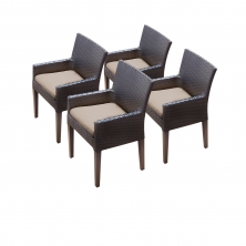 4 Napa Dining Chairs With Arms - TK Classics