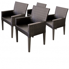 4 Napa Dining Chairs With Arms - TK Classics