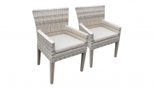 2 Fairmont Dining Chairs With Arms - TK Classics